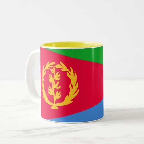 Eritrea Flag Two_Tone Coffee Mug