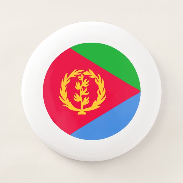 Eritrea Flag Wham-O Frisbee (Front)