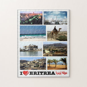 Eritrea - I Love- Jigsaw Puzzle