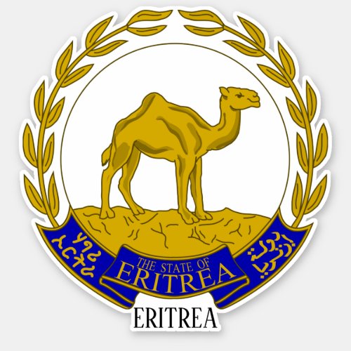 Eritrea National Emblem Patriotic Sticker