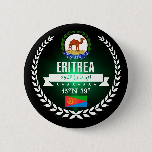 Eritrea Pinback Button (Front)