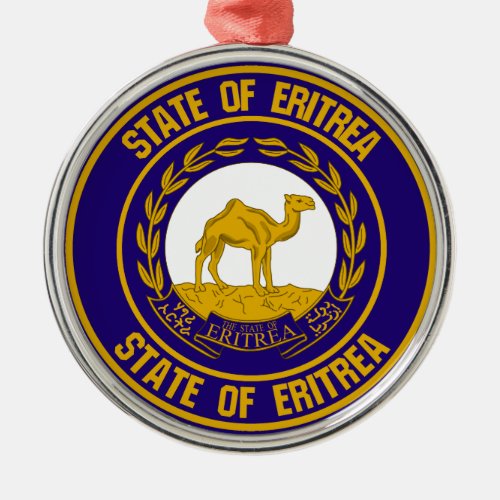 Eritrea  Round Emblem Metal Ornament