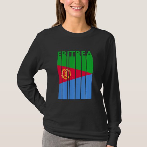 Eritrea T Shirt Vintage Eritrean Flag Tshirt Vacat