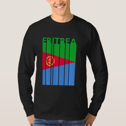 Eritrea T Shirt Vintage Eritrean Flag Tshirt Vacat