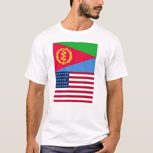 Eritrean American Flag T_Shirt