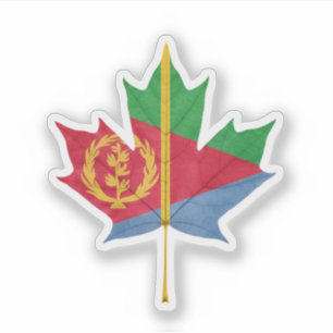 Eritrean Canadian heritage Sticker