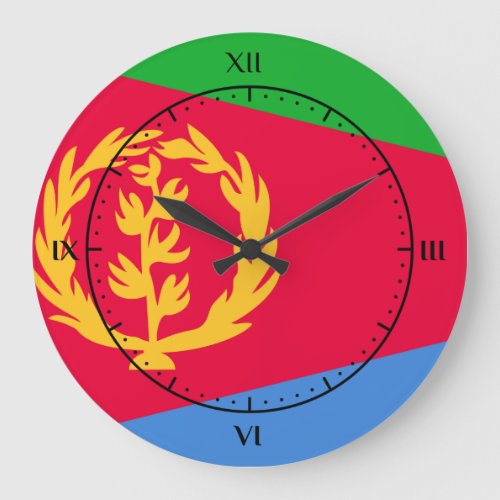 Eritrean flag Clocks