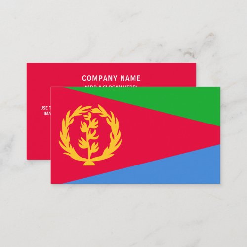 Eritrean Flag Flag of Eritrea Business Card