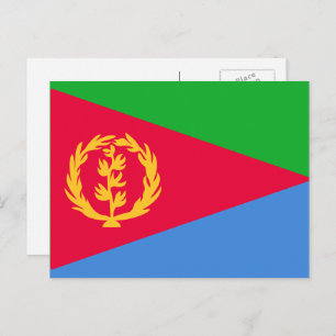 Eritrean Flag, Flag of Eritrea Postcard