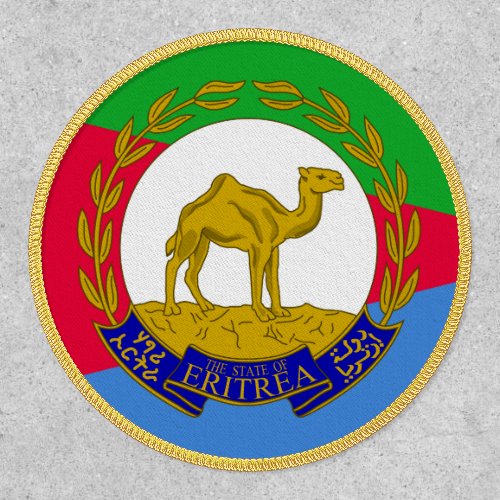 Eritrean Flag  National Emblem Flag of Eritrea Patch