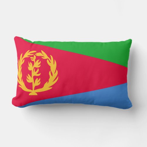 Eritrean flag pillow