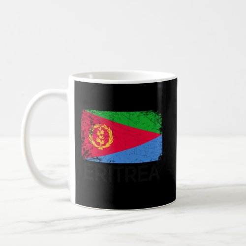 Eritrean Flag Vintage Made In Eritrea Gift Coffee Mug