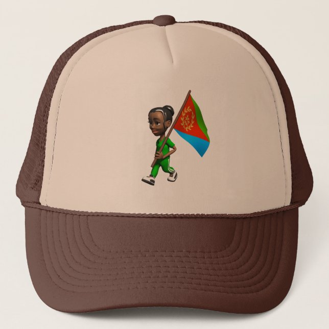 Eritrean Girl Trucker Hat (Front)