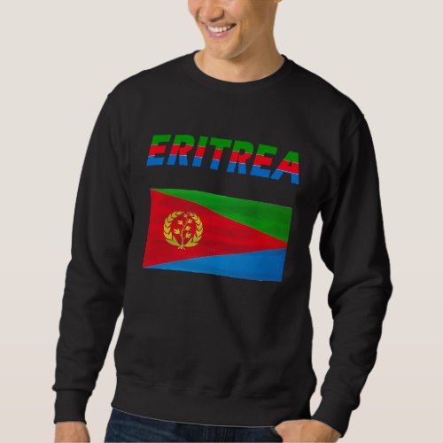 Eritrean map flag Habesha Sweatshirt