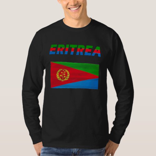 Eritrean map flag Habesha T_Shirt