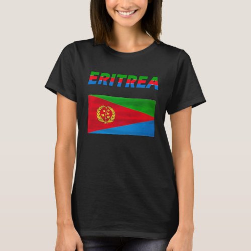 Eritrean map flag Habesha T_Shirt