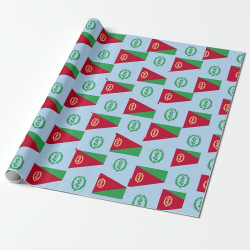 Eritrean Old And New Flags Wrapping Paper