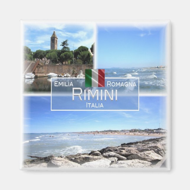 ERM031 RIMINI, Emilia Romagna, Italy, Fridge Magnet (Front)