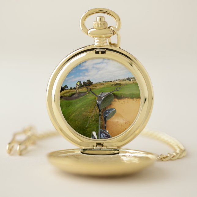 Erm The Crocs Got My Golf Ball,  Pocket Watch (Inside)