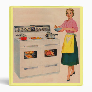 Erma and her double-barreled oven binder