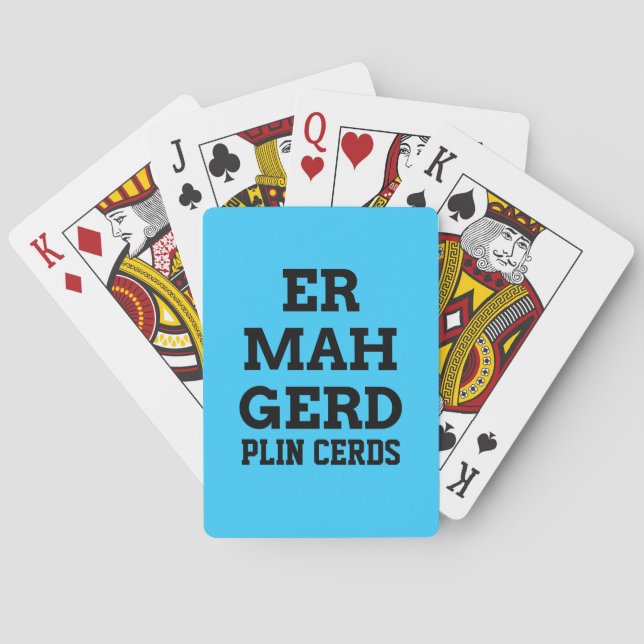 Ermahgerd Playing Cards (Back)