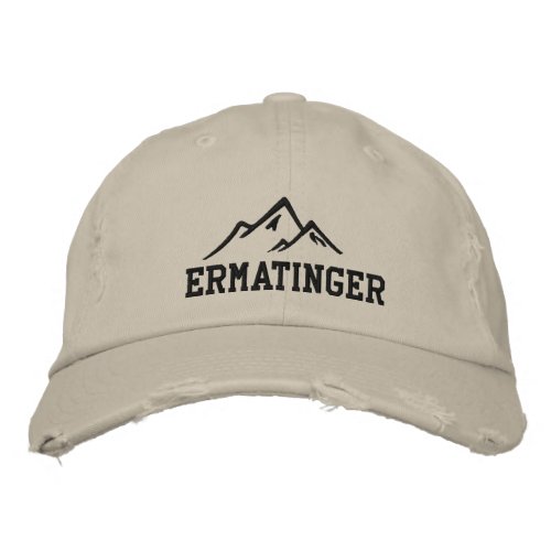 Ermatinger Mountain Climber Embroidered Baseball Cap