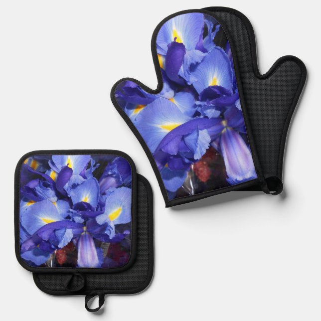 Ermengarde Oven Mitt & Pot Holder Set (Front/Back)