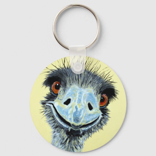 Ermintrude the Emu Keychain (Front)