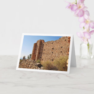 Ermita de Santa Bárbara Facade, Valencia, Spain Card