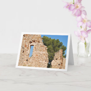 Ermita de Santa Bárbara Ruins, Lliria, Valencia Card