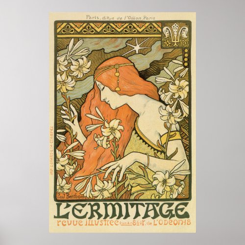 Ermitage Art nouveau magazine Poster