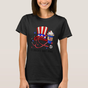 Ern Emergency Room Nurse Usa Cup Uncle Sam Hat Ste T-Shirt