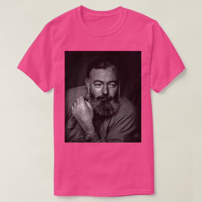 Ernest Hemingway T-Shirt (Design Front)