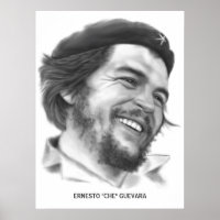 Pop Art Che Guevara Framed On Paper Print