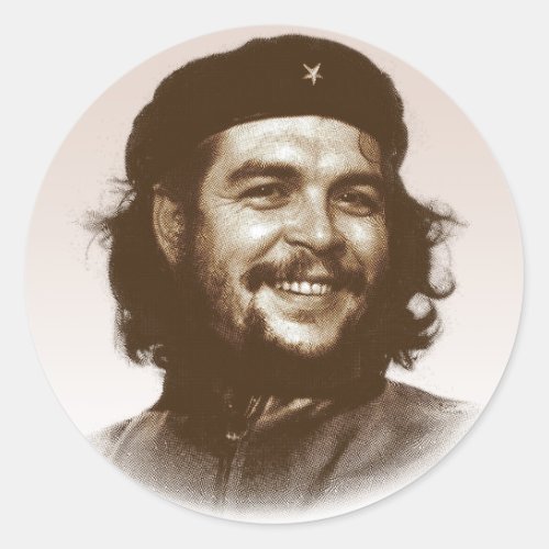 Ernesto Che Guevara Smile Classic Round Sticker