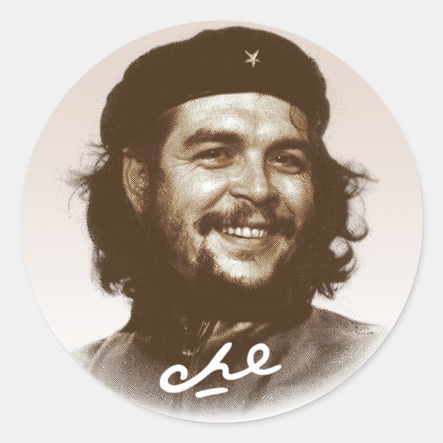 Ernesto Che Guevara Smile Classic Round Sticker (Front)