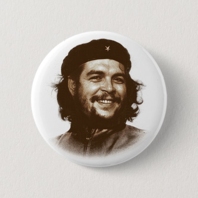 Ernesto Che Guevara Smile Pinback Button (Front)