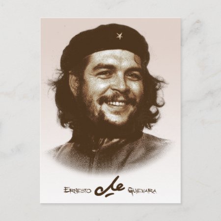 Ernesto Che Guevara Smile Postcard