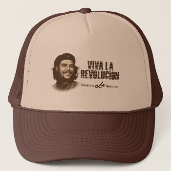 Ernesto Che Guevara Smile Trucker Hat by tempera70 at Zazzle