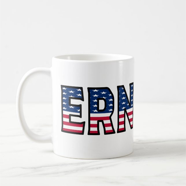 Ernesto First Name USA styled Mug Coffee Mug (Left)