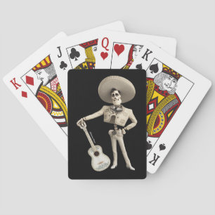 Ernesto   Holding Guitar Playing Cards
