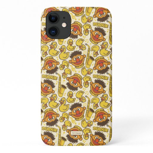 Ernie and Rubber Duckie Pattern iPhone 11 Case