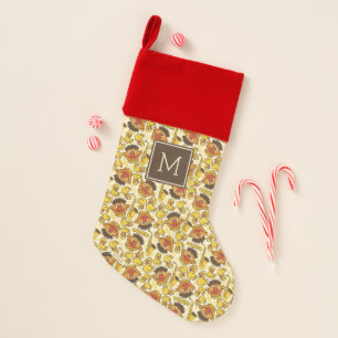 Ernie and Rubber Duckie Pattern Christmas Stocking