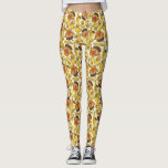Ernie and Rubber Duckie Pattern Leggings