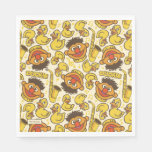 Ernie and Rubber Duckie Pattern Napkins