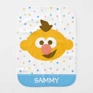 Ernie Baby Face   Add Your Name Burp Cloth