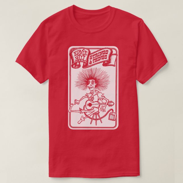 Ernie Ball Strings T-Shirt (Design Front)