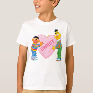 Ernie & Bert Big Valentine's Heart T-Shirt