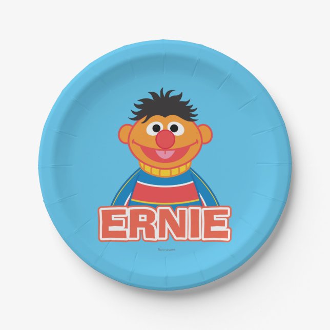 Ernie Classic Style Paper Plates (Front)