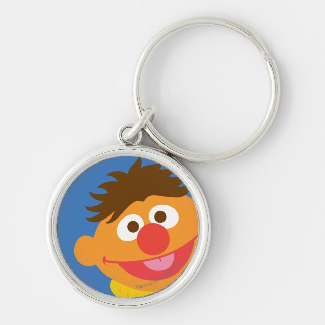 Ernie Face Keychain (Front)